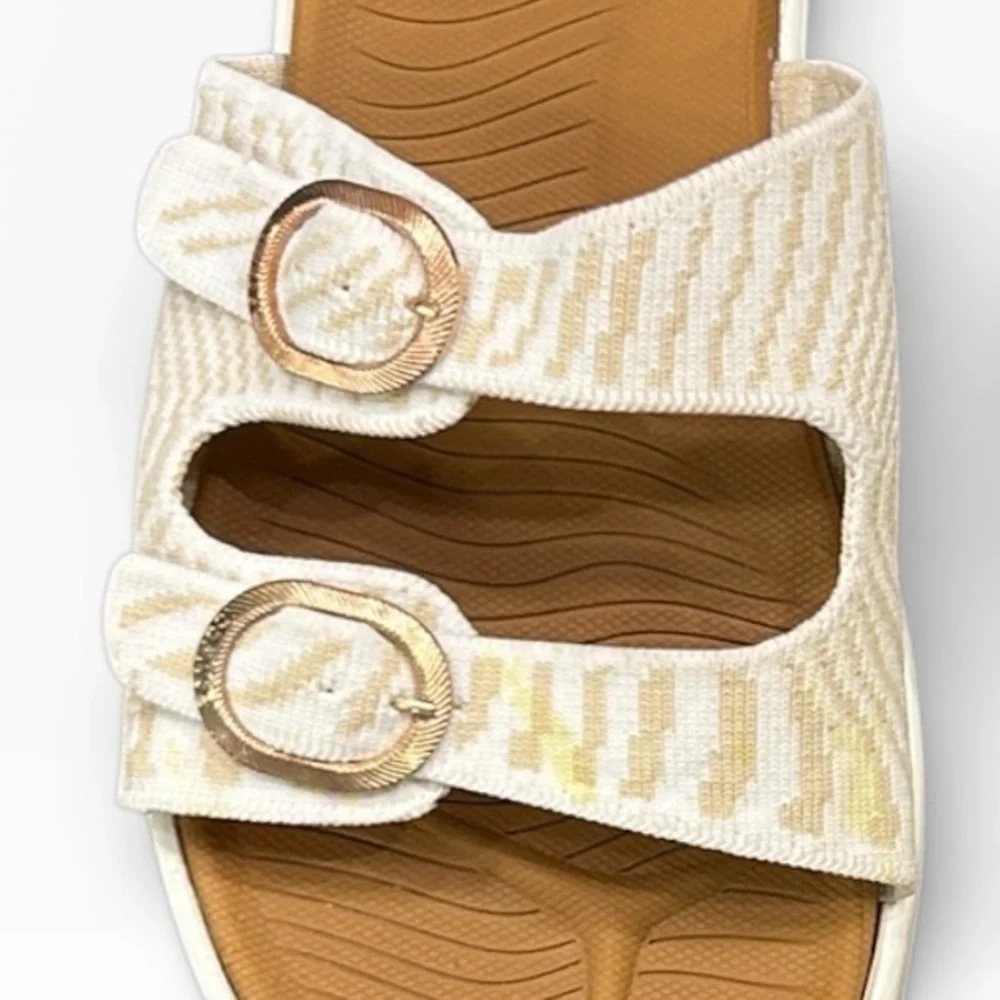 COFACE  Double Strap Slides Orthotic Comfort Slide Sandals Women’s Size 11 - Picture 11 of 11